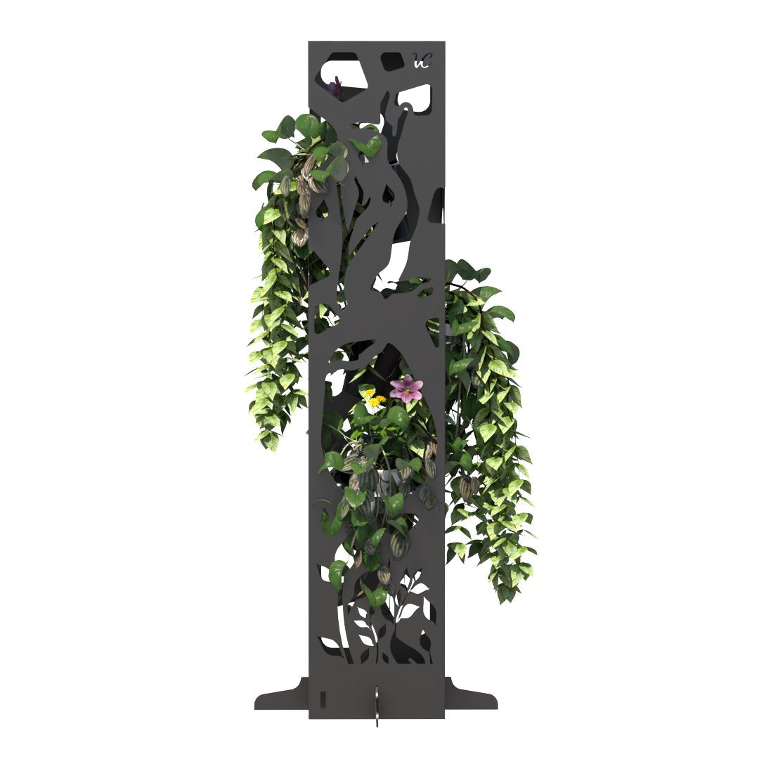 Modern Metal Planter Plant Stand Indoor Outdoor ShelfPlanter Display Shelving Unit for Patio Garden Corner Balcony Living 