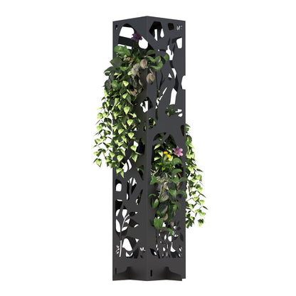Modern Metal Planter Plant Stand Indoor Outdoor ShelfPlanter Display Shelving Unit for Patio Garden Corner Balcony Living 
