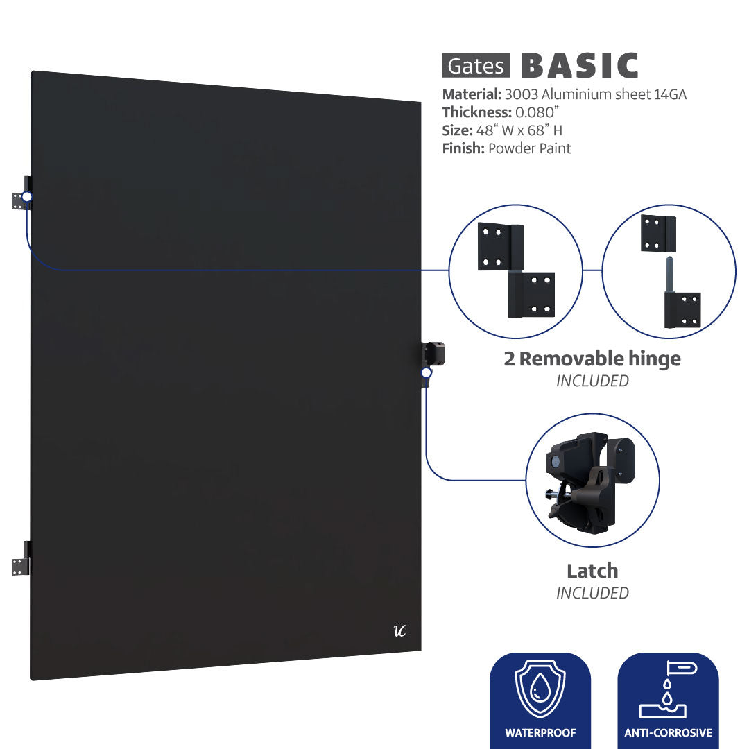 Pedestrian Garden Metal Gate Door 