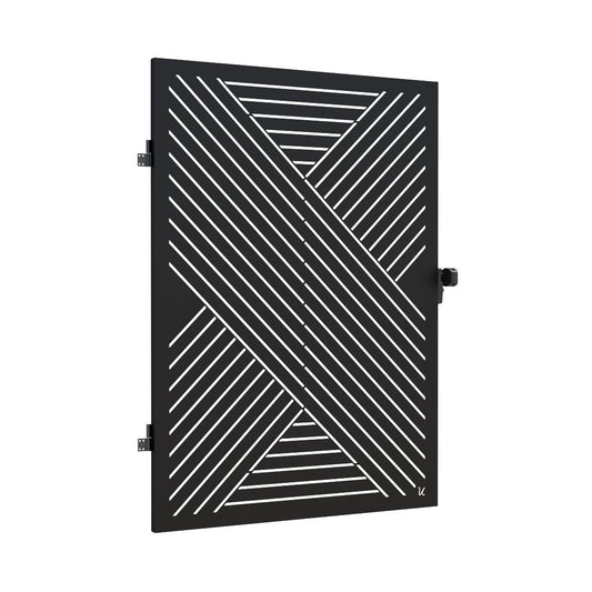 Pedestrian Garden Metal Gate Door laser cut decorative 