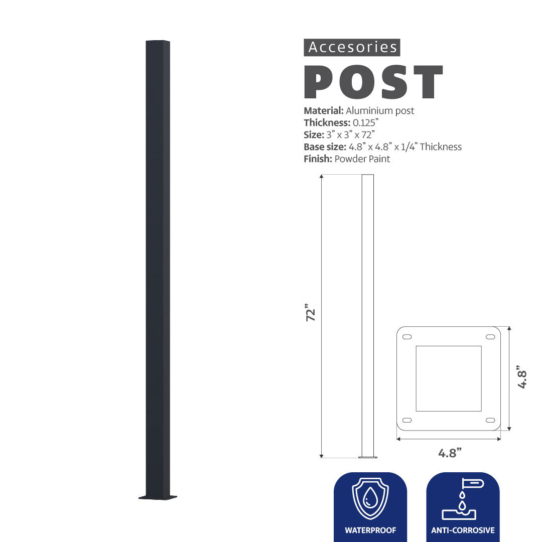 post Pedestrian Garden Metal Gate Door privacy screen