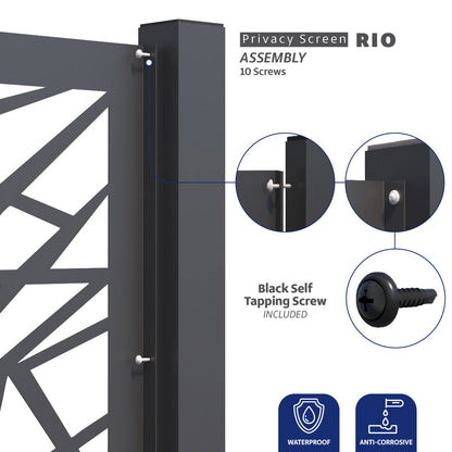 RIO - Metal Privacy Screen