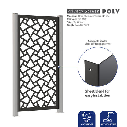 POLY -Metal Privacy Screen