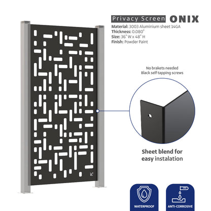 ONIX - Metal Privacy Screen