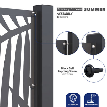 SUMMER - Metal Privacy Screen