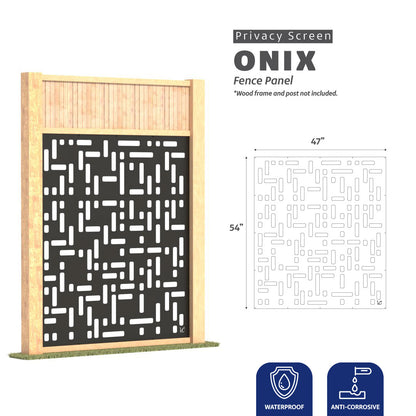 ONIX - Metal Privacy Screen FENCE PANEL