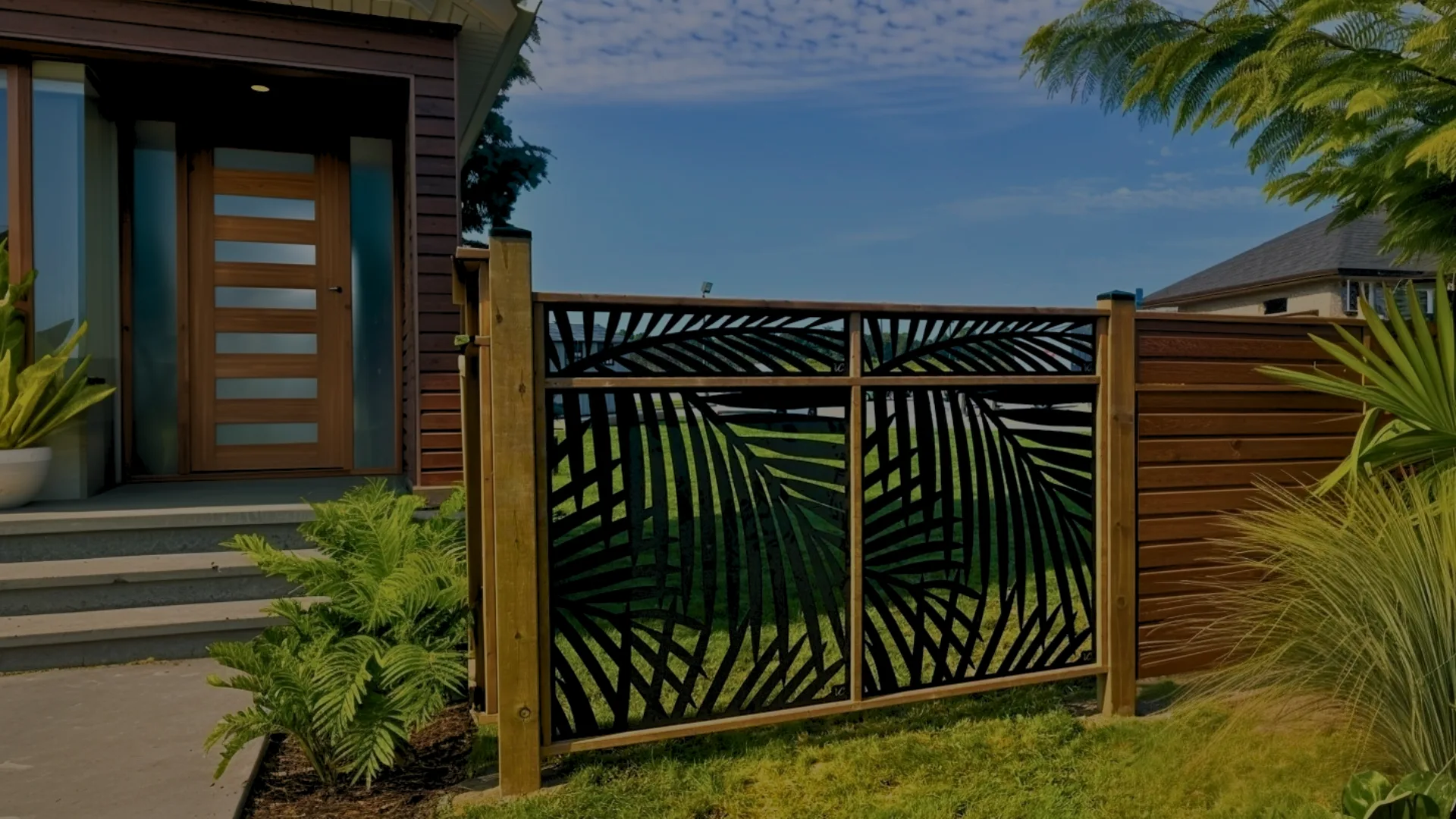 CUSTOM METAL PRODUCTS PRIVACY SCREEN GATES FENCES INSERTS (2)